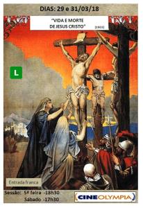 Programação do Cine Olympia em Março