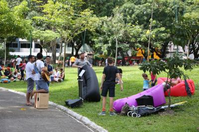 Atrações na Praça da República - Carimbó