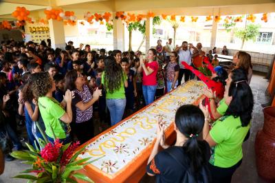 Escola Municipal Liceu Mestre Raimundo Cardoso homenageia mestres da cerâmica	