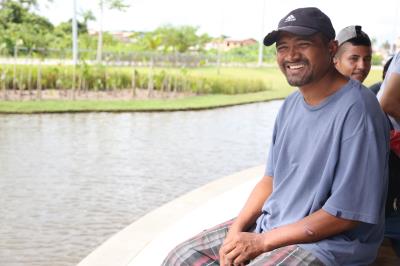 Moradores em situação de risco visitam Parque do Utinga