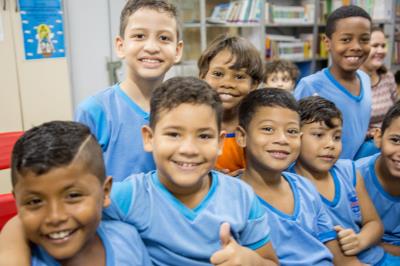 Crianças participam de ação educativa no Dia Internacional da Síndrome de Down	