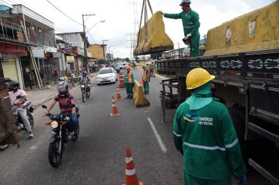 Intervenção no trânsito do entorno do Elevado do BRT