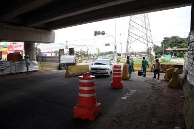 Intervenção no trânsito do entorno do Elevado do BRT