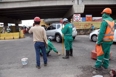 Intervenção no trânsito do entorno do Elevado do BRT