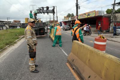 Intervenção no trânsito do entorno do Elevado do BRT