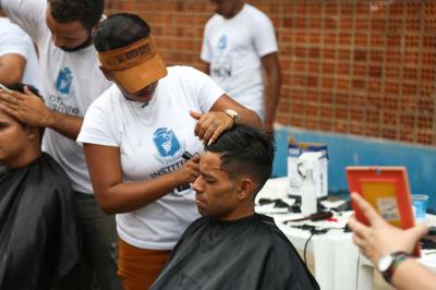 SEGUNDO DIA DE PREFEITURA NO BAIRRO NA PEDREIRA