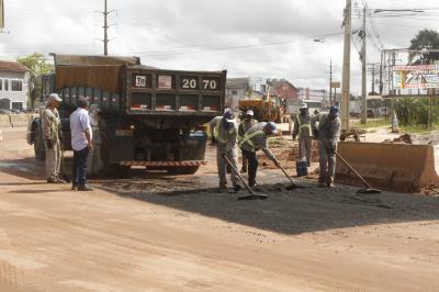 OPERAÇÃO SEMOB E SESAN NA AUGUSTO MONTENEGRO