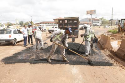 OPERAÇÃO SEMOB E SESAN NA AUGUSTO MONTENEGRO