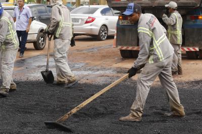OPERAÇÃO SEMOB E SESAN NA AUGUSTO MONTENEGRO