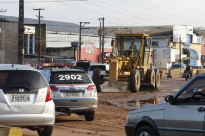 OPERAÇÃO SEMOB E SESAN NA AUGUSTO MONTENEGRO