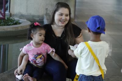 ENTREGA DE CARTAS PARA A PAZ NO AEROPORTO DE BELÉM