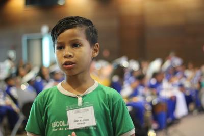 Caravana de alunos da Funbosque agita Feira Pan-Amazônica do Livro