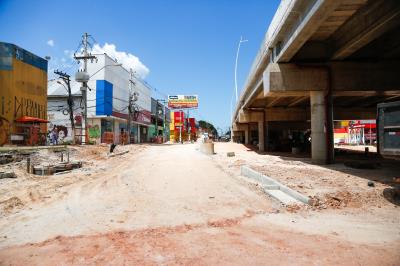 Trabalhos seguem no BRT Belém