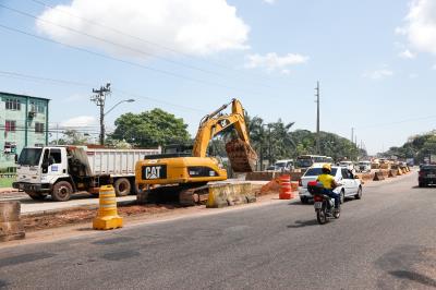 Trabalhos seguem no BRT Belém