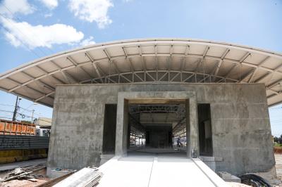 Trabalhos seguem no BRT Belém