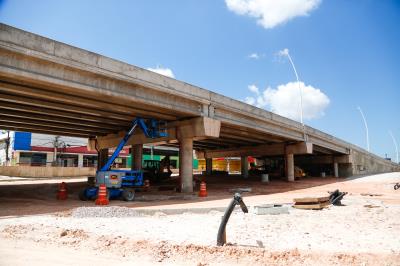 Trabalhos seguem no BRT Belém