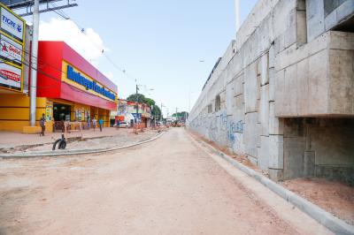 Trabalhos seguem no BRT Belém