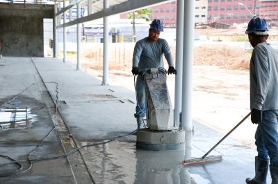 Trabalhos seguem no BRT Belém