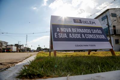 Inauguração do primeiro trecho da avenida Bernardo Sayão