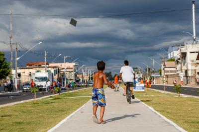 Inauguração do primeiro trecho da avenida Bernardo Sayão