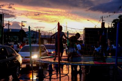 Inauguração do primeiro trecho da avenida Bernardo Sayão