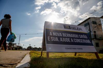 Inauguração do primeiro trecho da avenida Bernardo Sayão