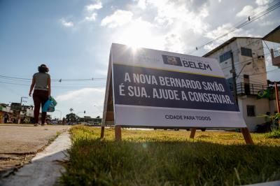 Inauguração do primeiro trecho da avenida Bernardo Sayão