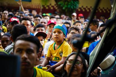 Derrota do Brasil não tira a animação do evento "Belém na Copa"