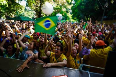 Derrota do Brasil não tira a animação do evento "Belém na Copa"