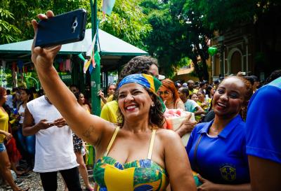 Derrota do Brasil não tira a animação do evento "Belém na Copa"