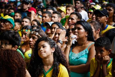Derrota do Brasil não tira a animação do evento "Belém na Copa"
