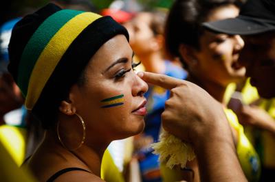 Derrota do Brasil não tira a animação do evento "Belém na Copa"