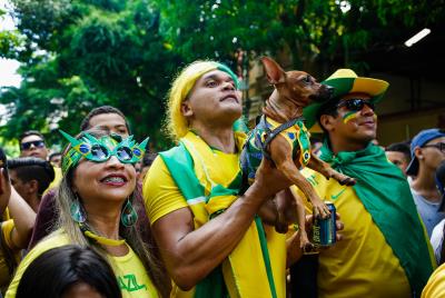 Derrota do Brasil não tira a animação do evento "Belém na Copa"