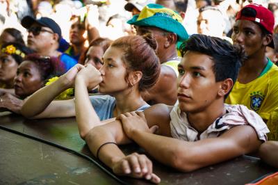 Derrota do Brasil não tira a animação do evento "Belém na Copa"