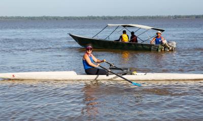 Passeio reúne atletas da canoagem e abre programação de verão da PMB