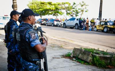 Dezenas de Inscritos na travessia Murubira/Farol, em Mosqueiro