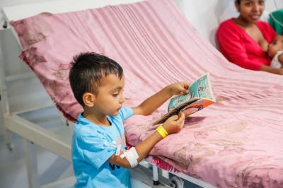 Prefeitura de Belém realiza projeto de leitura no Hospital Mário Pinotti