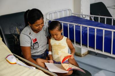 Prefeitura de Belém realiza projeto de leitura no Hospital Mário Pinotti
