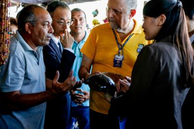 Feira do Ver-o-Peso recebe visita da princesa Mako, do Japão