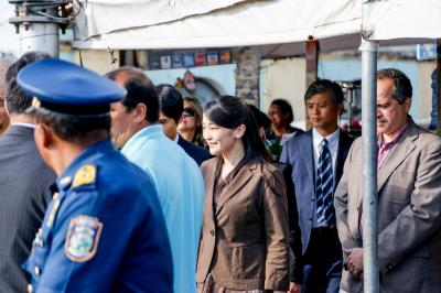 Feira do Ver-o-Peso recebe visita da princesa Mako, do Japão