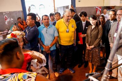 Feira do Ver-o-Peso recebe visita da princesa Mako, do Japão