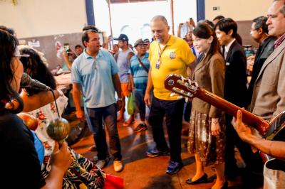 Feira do Ver-o-Peso recebe visita da princesa Mako, do Japão