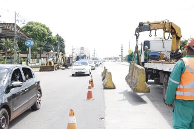 Vias que estavam em obras na Augusto Montenegro são liberadas para tráfego