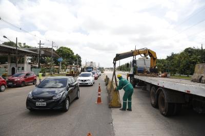 Vias que estavam em obras na Augusto Montenegro são liberadas para tráfego