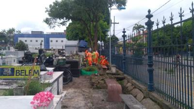 Prefeitura prepara os cemitérios para o Dia dos Pais