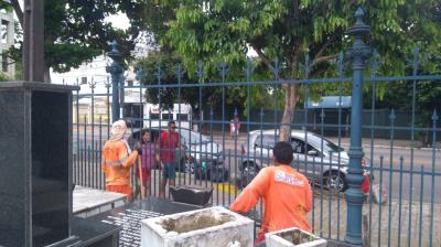 Prefeitura prepara os cemitérios para o Dia dos Pais