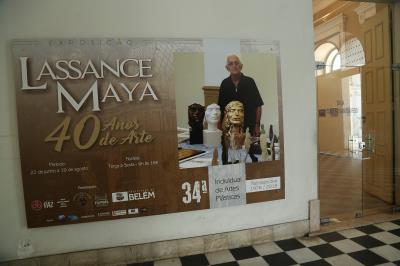 Obras de artistas paraenses expostas no Mabe já foram vistas por 1.600 pessoas