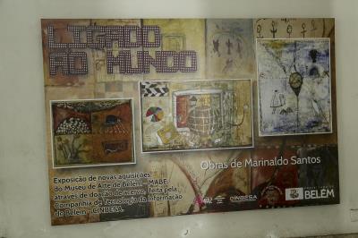 Obras de artistas paraenses expostas no Mabe já foram vistas por 1.600 pessoas