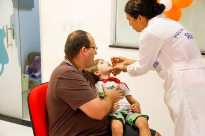 Vacinação contra o sarampo e a poliomielite tem mais um Dia D