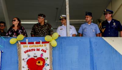 Ensino fundamental de Belém faz desfile e reforça conceitos de paz, educação e cidadania